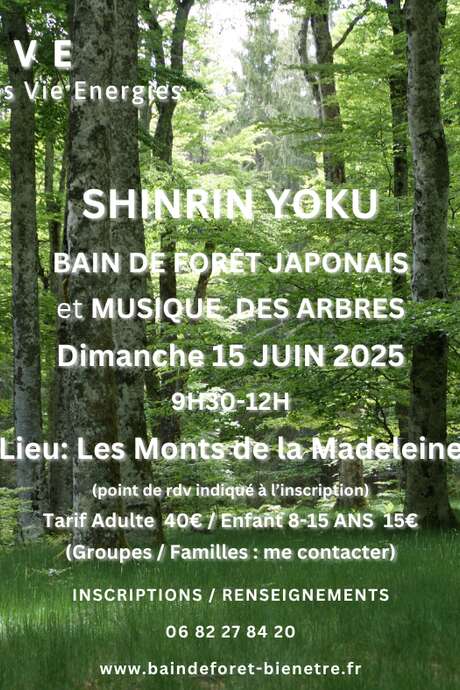 "SHINRIN YOKU" Bain de Forêt Japonais et Musique des Arbres