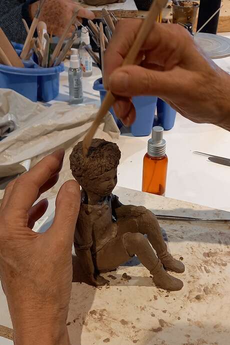 Stage sculpture terre pour ados/adultes