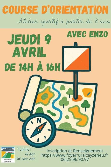 Atelier sportif "Découverte de la course d'orientation" pour les plus de 8 ans