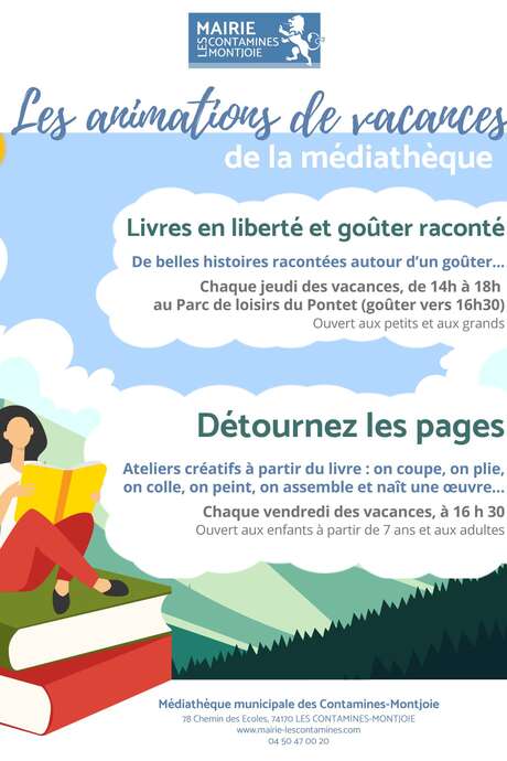 Livres en liberté et goûter raconté