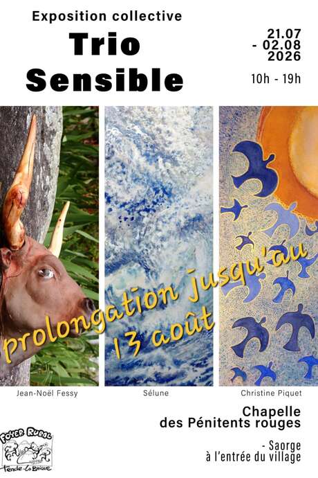 Mostra del "Trio sensible" - dipinti e sculture