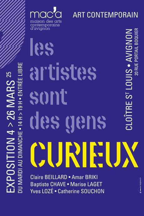 Exposition de la Mac'A - "Les artistes sont des gens CURIEUX"