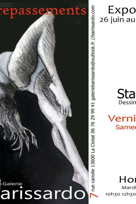 Mostra di disegni e dipinti Outrepassements di Stanislas