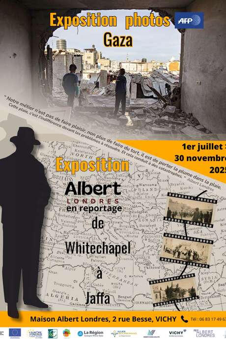 Exposition Albert Londres en reportage de Whitechapel à Jaffra