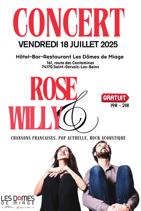 Concert Rose & Willy Concert Rose & Willy