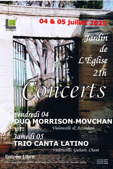 Concert du jardin de l'église