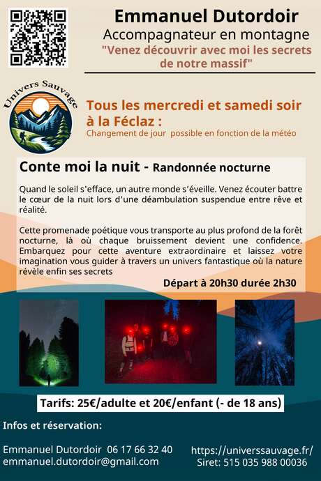 Randonnée nocturne "Conte moi la nuit"