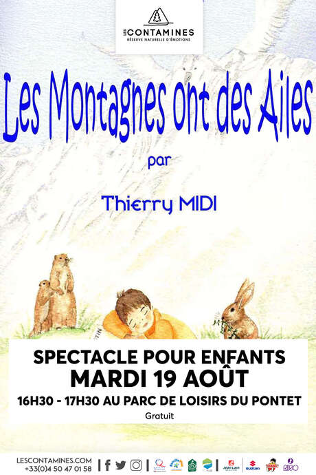 Spectacle pour enfants : "Les montagnes ont des ailes" de Thierry Midi