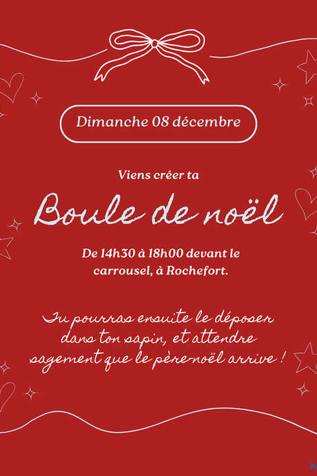 Atelier créatif boule de Noël