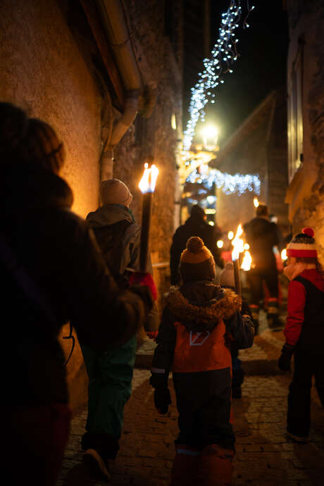 Balade aux flambeaux - Venosc Village