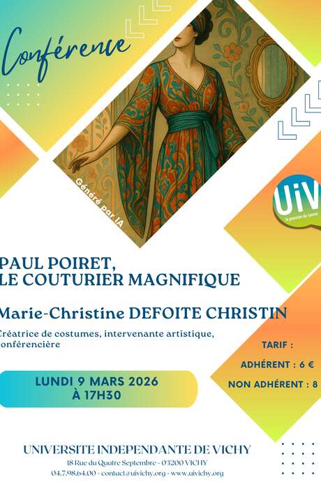 Conférence : Paul Poiret, le couturier magnifique
