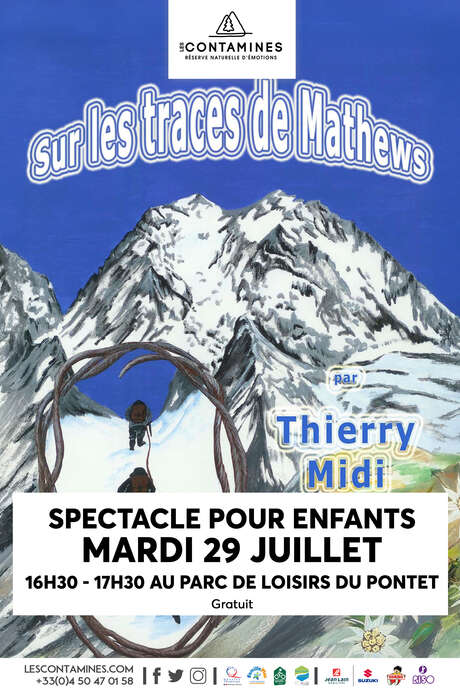 Spectacle pour enfants : "Sur les traces de Mathew" de Thierry Midi