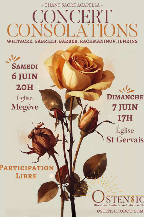 Concert Consolations - Chœur Ostensio