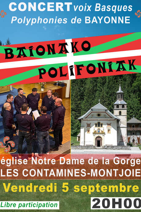 Concert de polyphonies basques "Baionako polifoniak"