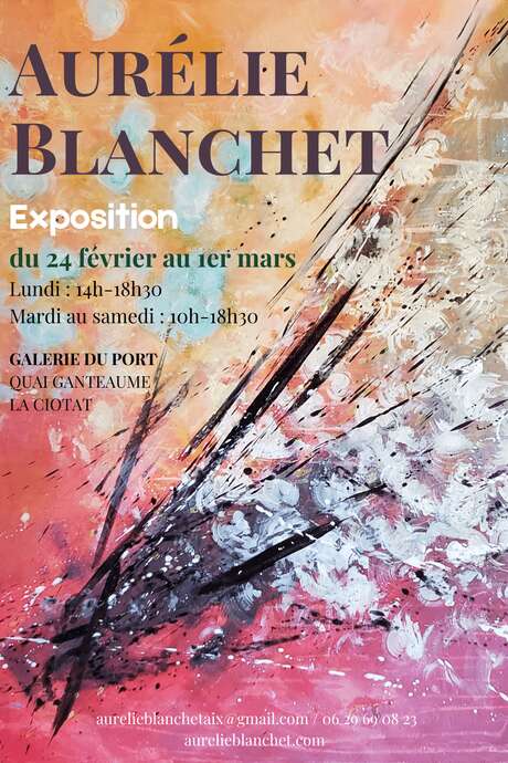 Exhibition of paintings by artist Aurélie Blanchet