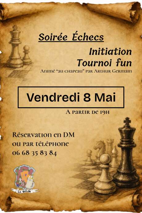 Initiation aux échecs + Tournoi Fun