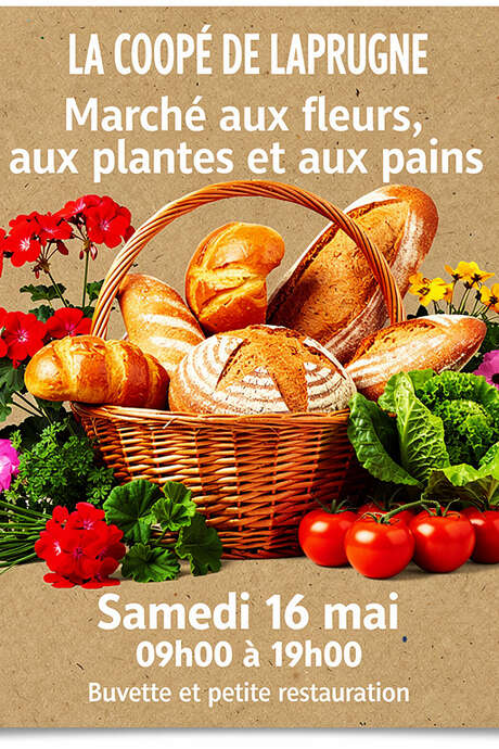 Marché aux fleurs et aux pains