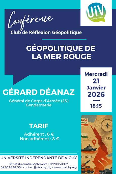 Conférence : Géopolitique de la Mer Rouge