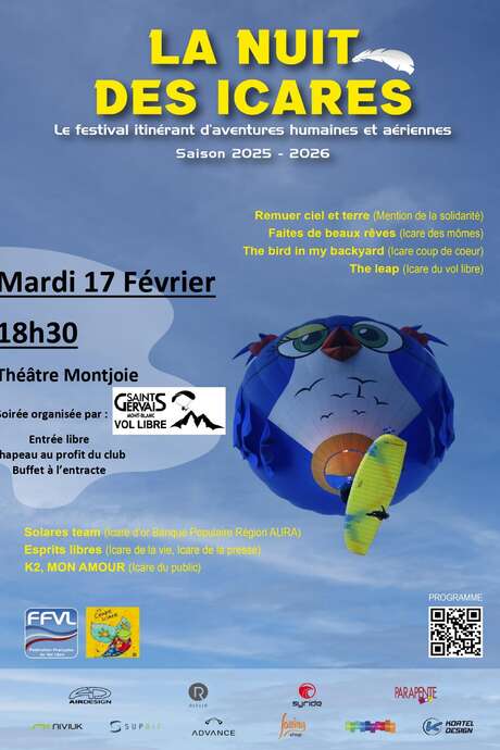La Nuit des Icares - Festival itinérant d'aventures humaines et aériennes