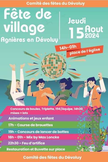 Fête du 15 août à Agnières en Dévoluy