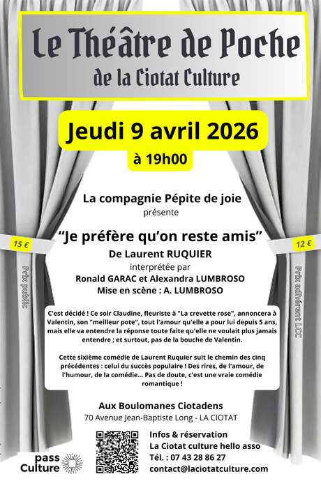 Taschen-Theater – Ich möchte lieber, dass wir Freunde bleiben