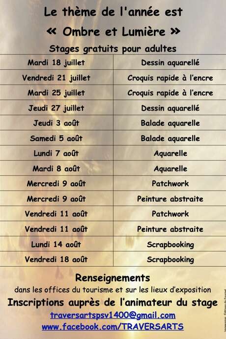 Stage Travers'Arts : Balade aquarelle