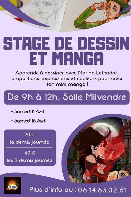 Stage de dessin et manga
