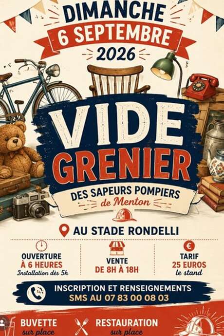 Vide grenier - Amicale Sapeurs Pompiers