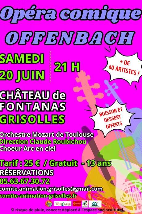 Concert Opéra comique OFFENBACH