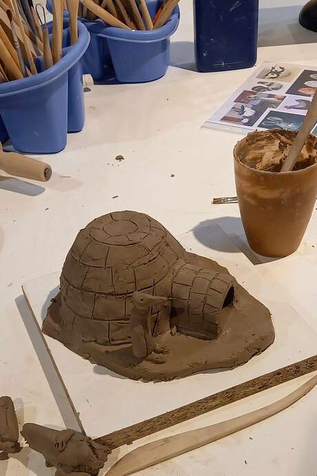 stage sculpture terre pour enfants