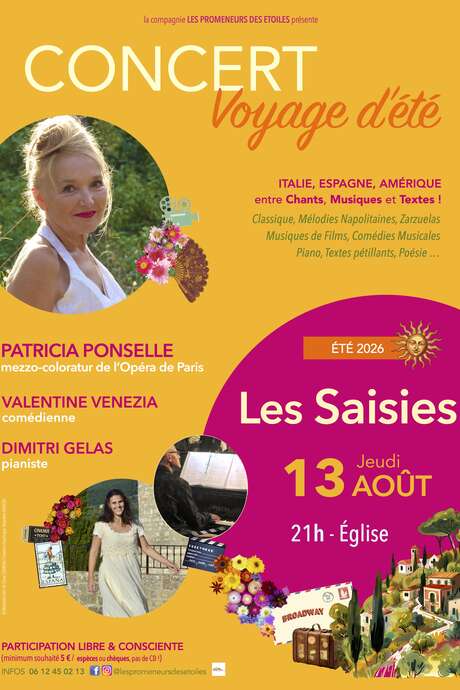 Concert voyage d'été - Les Saisies