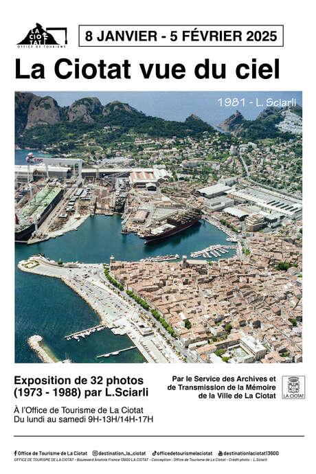 La Ciotat from the sky photography exhibition