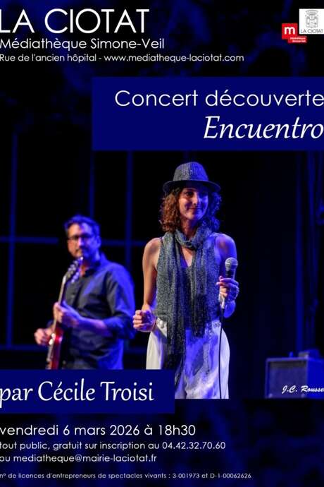 Concerto scoperta Encuentro di Cécile Troisi