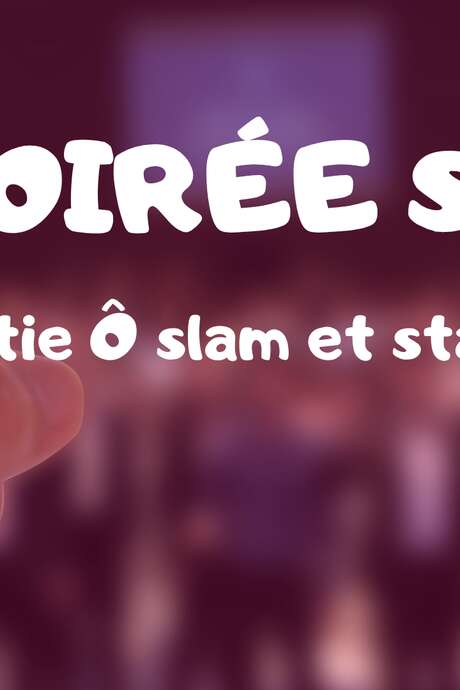 Slam poetry, stand-up comedy and open mic night