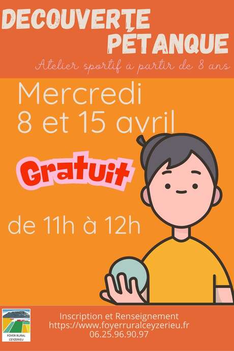 Atelier sportif "Découverte de la pétanque" pour les plus de 8 ans