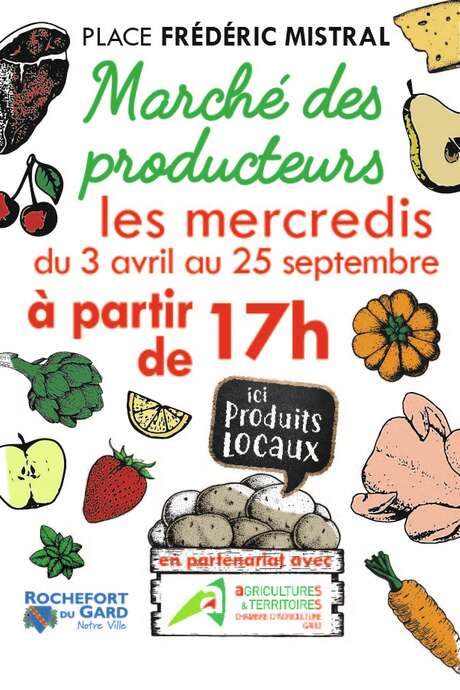 Marché des producteurs de Rochefort-du-Gard