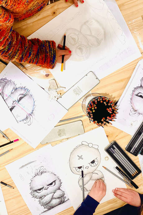 Cours de dessin/peinture - Juniors de 7 à 13 ans