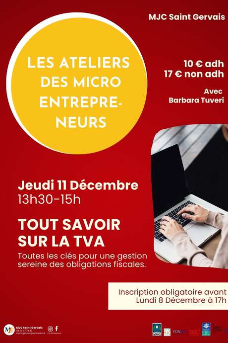 MJC - Microentrepreneur Workshops: Everything you need to know about VAT