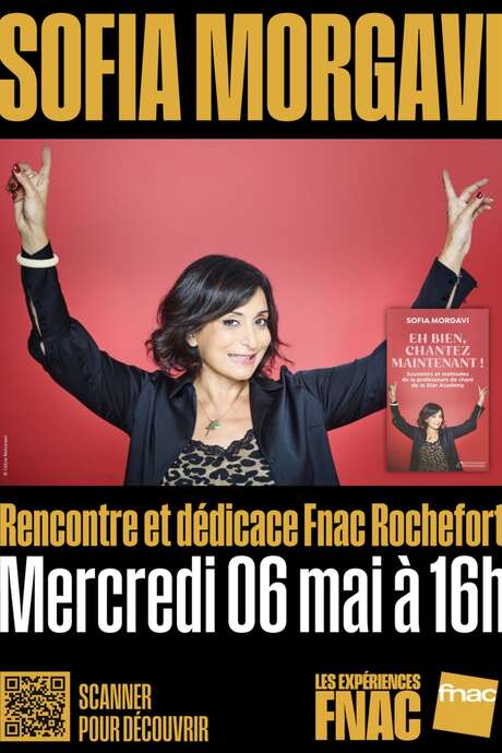 Meet-and-greet and book signing with Star Academy singing teacher Sofia Morgavi