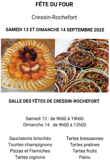 Fête du four à Cressin Rochefort