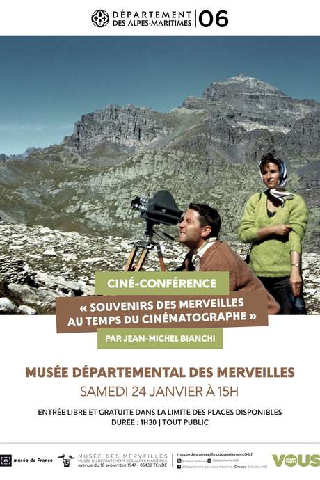 Ciné-conférence "Souvenirs des Merveilles au temps du cinématographe"