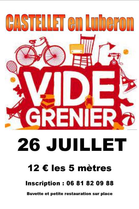 Vide-greniers annuel à Castellet