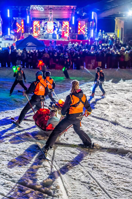 Ski School Torchlight Run