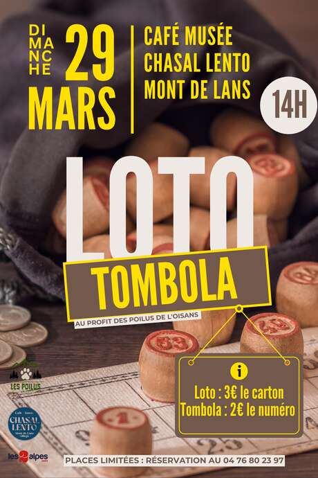 Loto a favore dell'associazione Les Poilus de l'Oisans