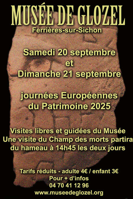 JEP 2025 - Visite libre ou guidée du musée de Glozel