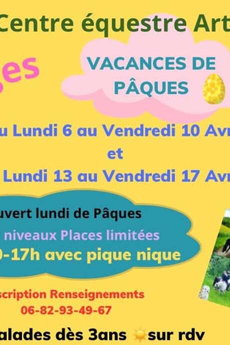 Riding lessons Easter holidays - Centre Equestre d'Artemare