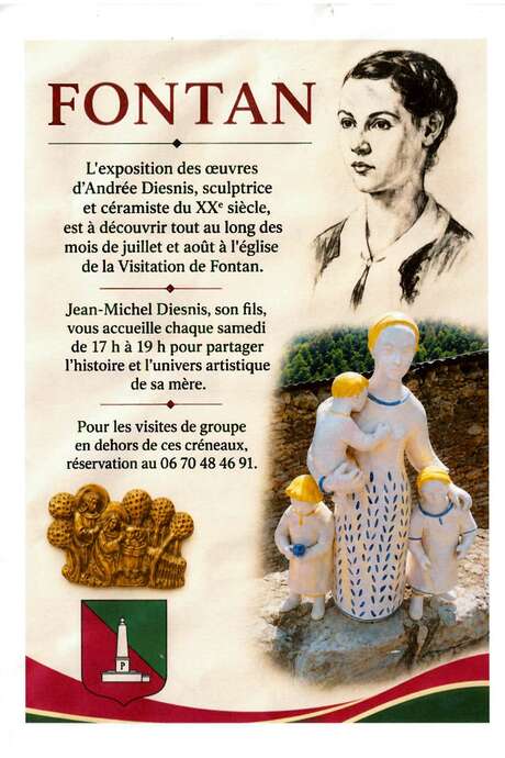 Exposition des oeuvres d'Andrée Diesnis