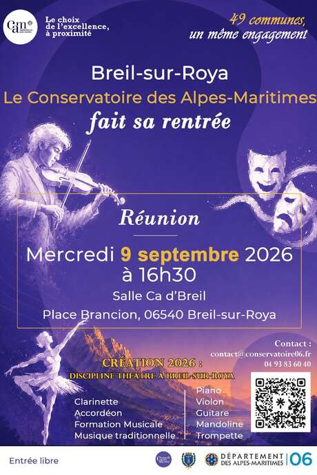 The Alpes-Maritimes Conservatory Kicks Off the New School Year