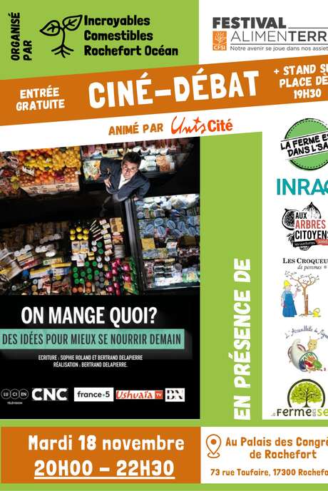 Ciné débat : On mange quoi ? Des idées pour mieux se nourrir demain