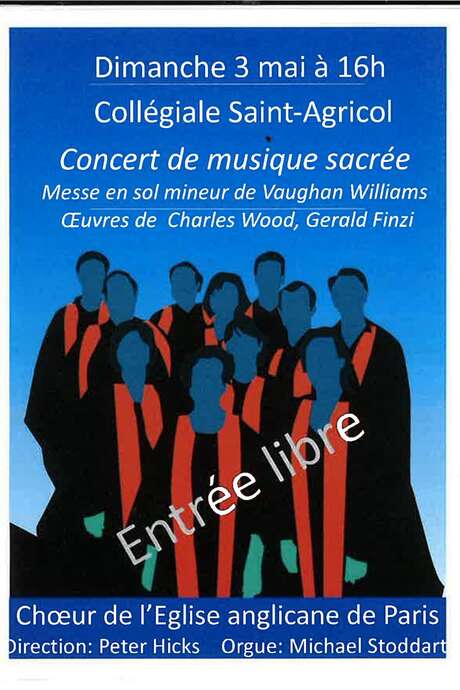 Concert of sacred music by the Choir of the Anglican Church of Paris